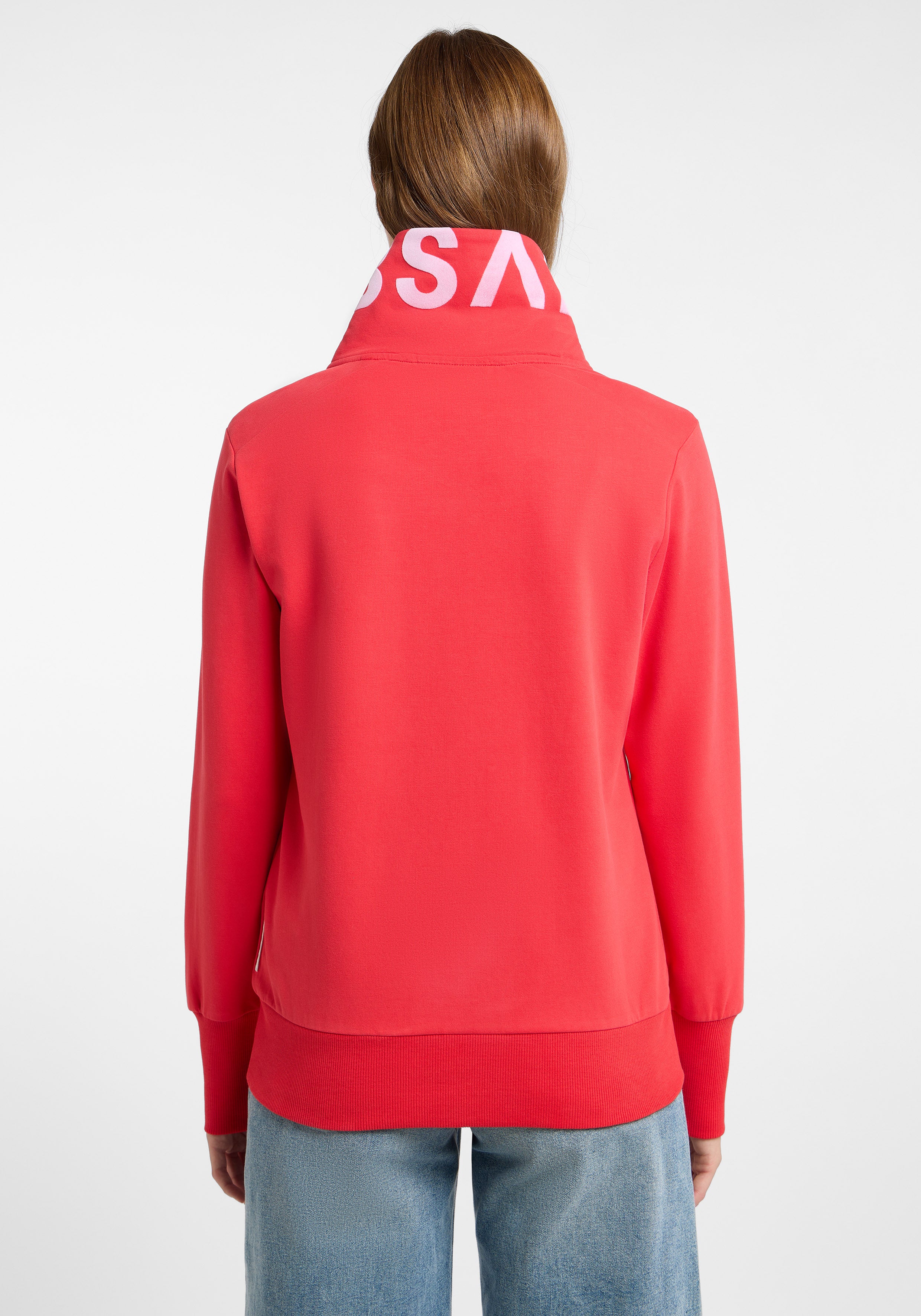 Alvis Sweatjack Regular Fit | Barberry (rood)