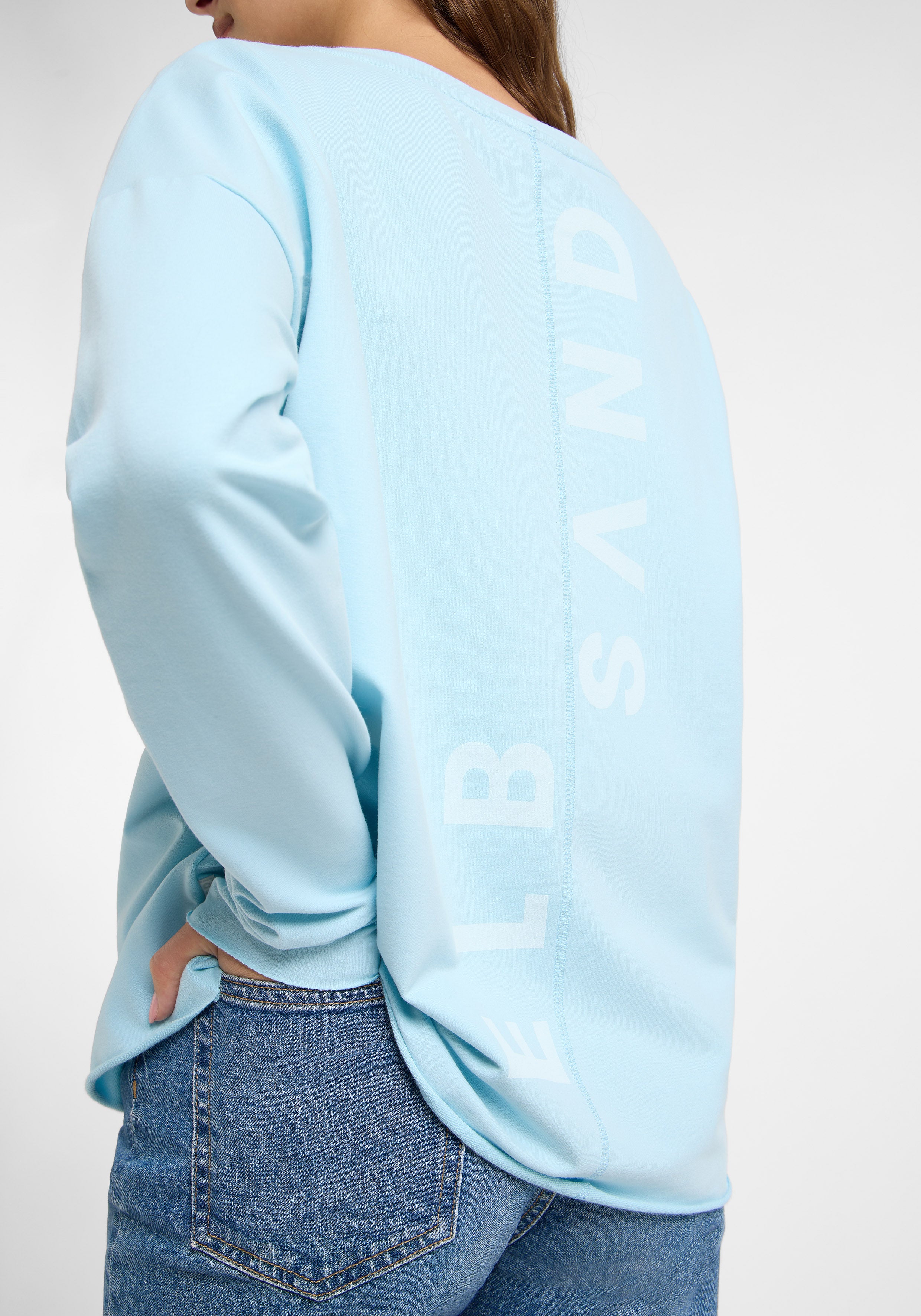 Riane Sweatshirt | Blue Wave (licht blauw)