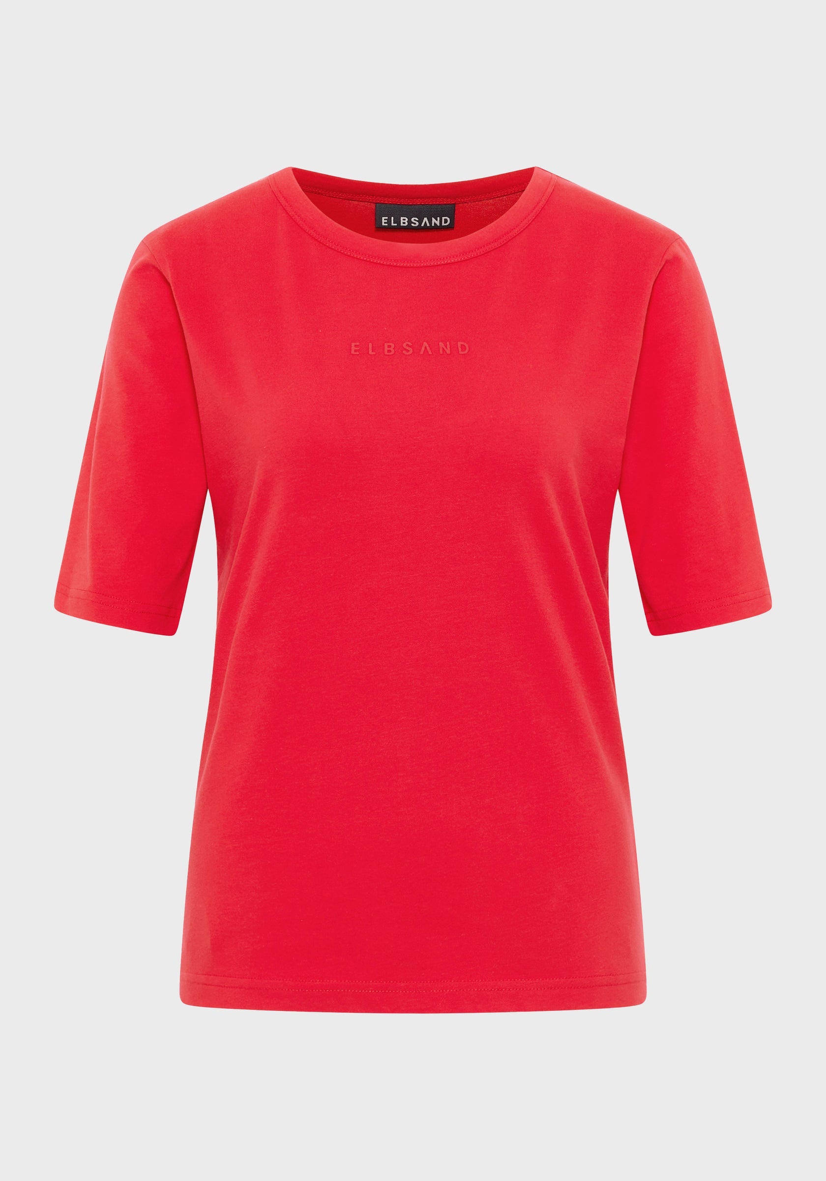 Siva T-shirt Slim Fit | Barberry (rood)