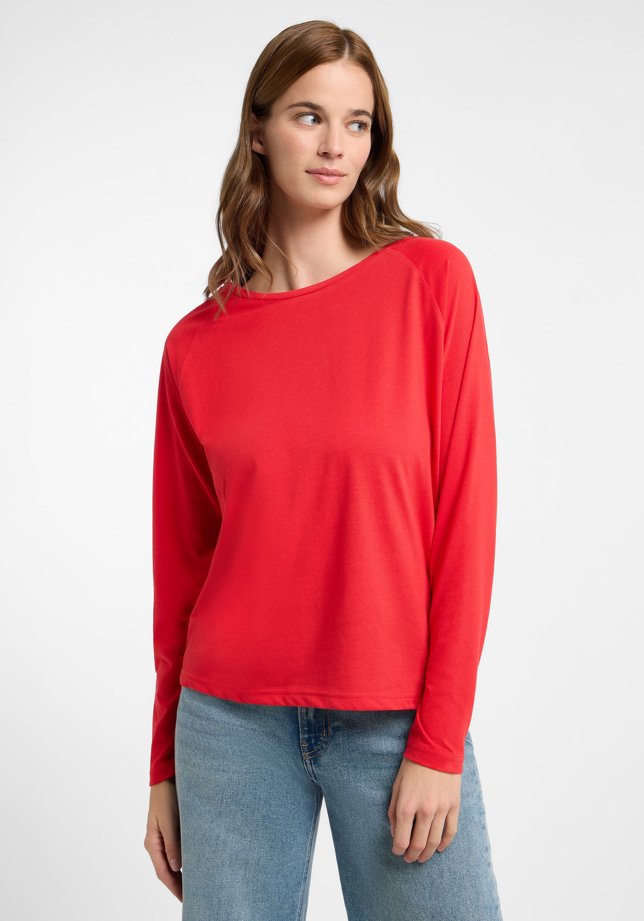 Tinna Longsleeve Loose Fit | Barberry (rood)