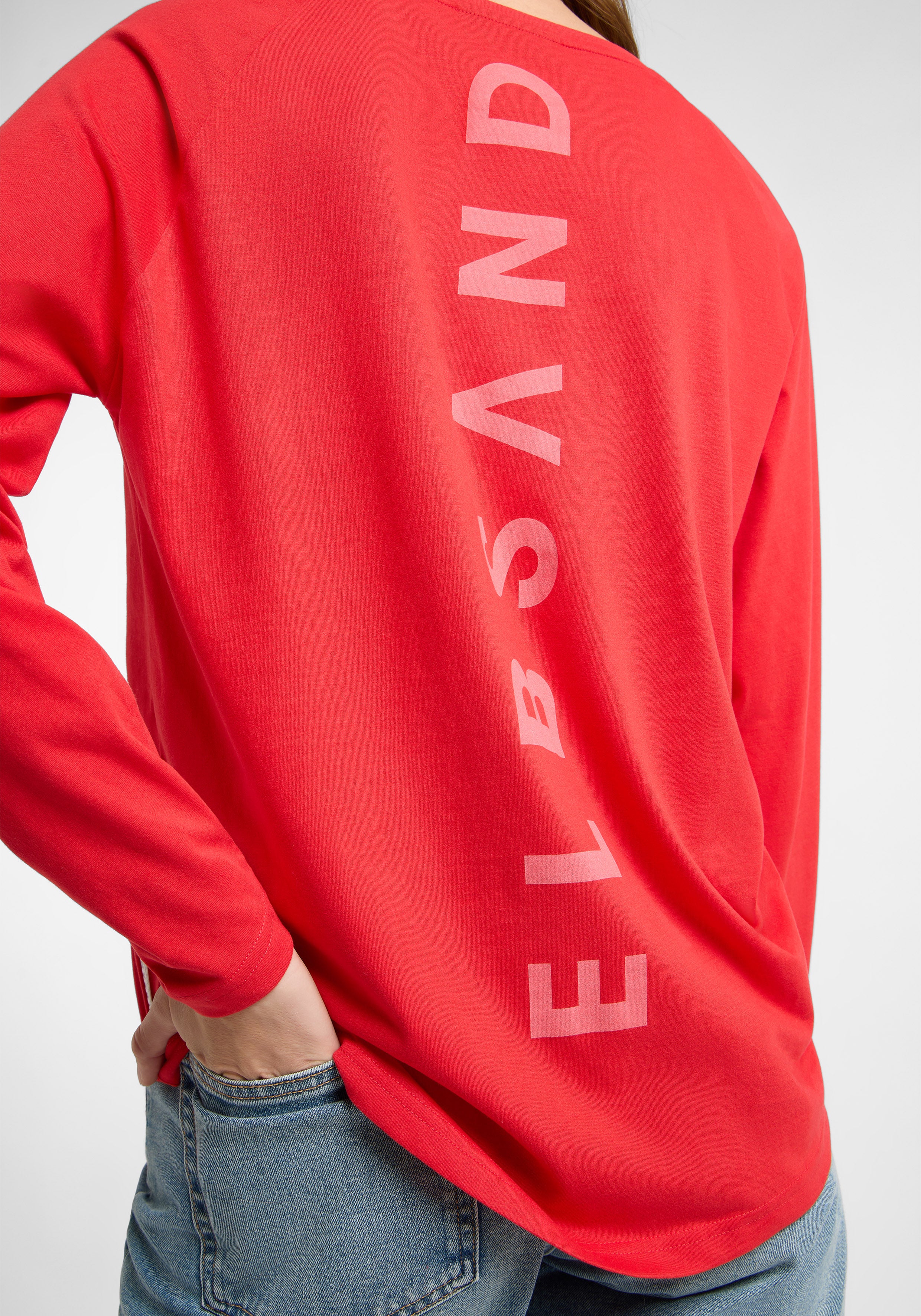 Tinna Longsleeve Loose Fit | Barberry (rood)
