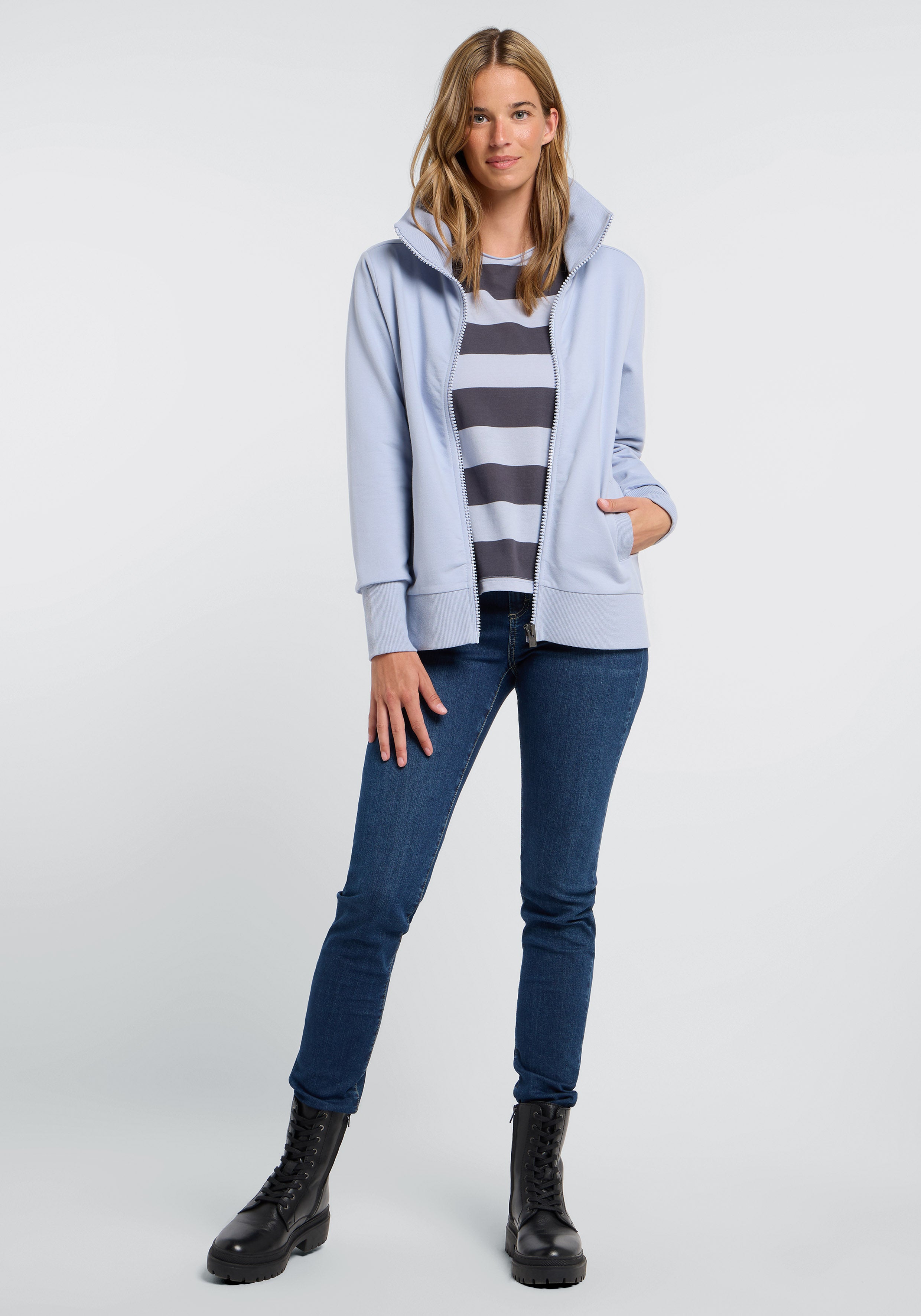 Alvis Sweatjack Regular Fit | Winter Sky (lavendel)